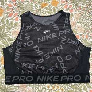 NIKE DRYFIT MESH TOP WOMEN XL